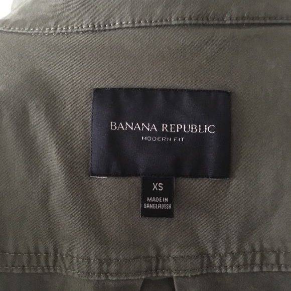 Banana Republic Cropped Utility Shirt Jacket - Picture 5 of 7